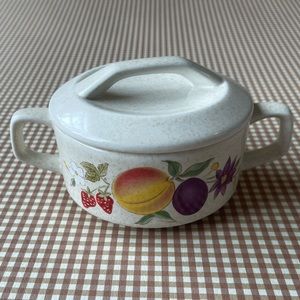 TemperWare by Lenox Summer Harvest Collection Sugar Bowl with lid. Made in USA